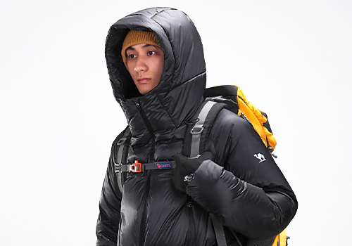 French Fashion Awards Winner - All-in-One Thermo-Shield Down Jacket by Camel (China)Outdoor Supplies Co., Ltd.
